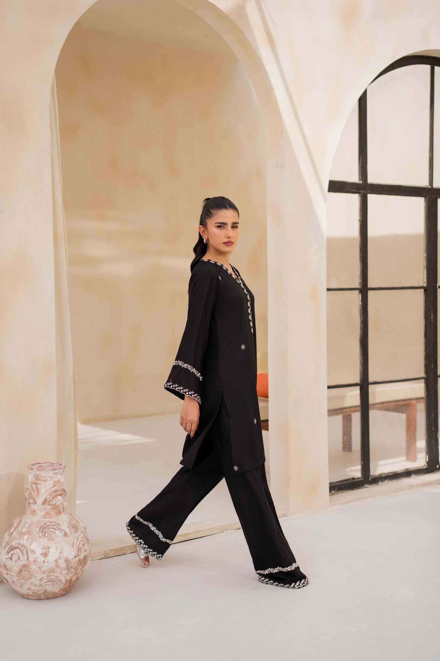 MIDNIGHT BLOOM - 2 PIECE SUIT