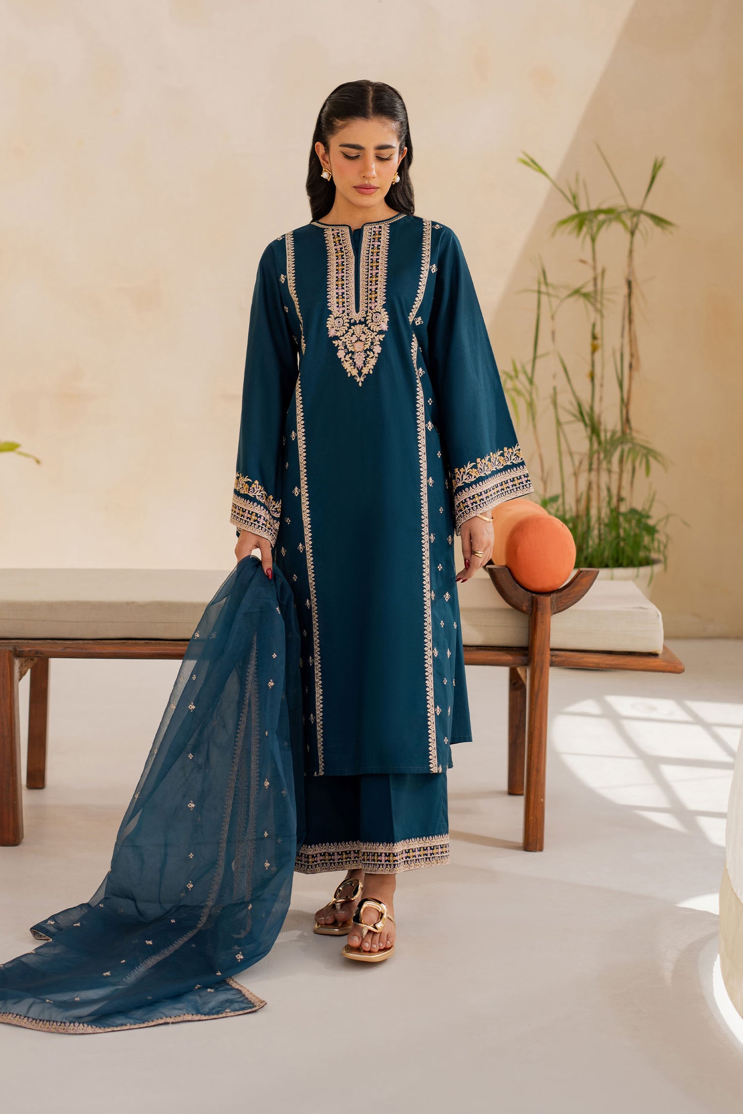 TEAL SERENITY - 3 PIECE SUIT